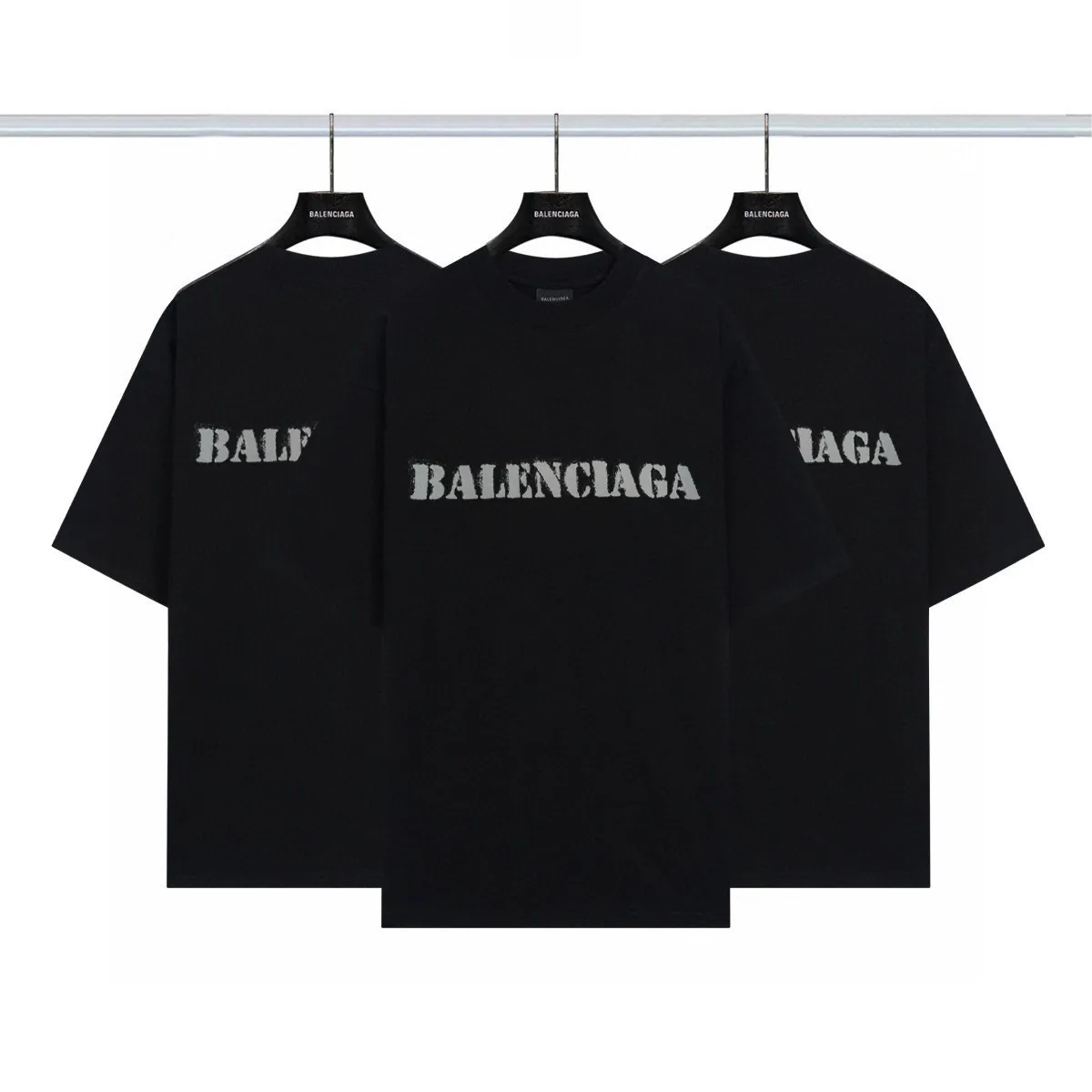 Balenciaga Logo 💰P90 : Black Size：xs-l